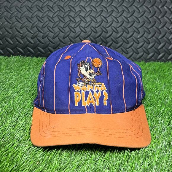 NBA Other - Vintage 90s NBA Looney Tunes Phoenix Suns Pinestripe Snapback Hat one‎ Size